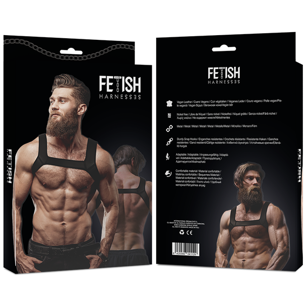 Fetish arnés neopreno pecho hombre talla m
