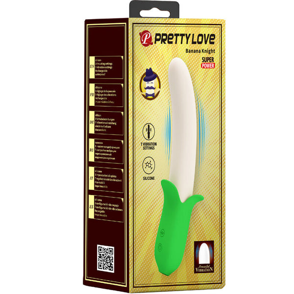 Pretty banana knight super power 7 vibraciones silicona