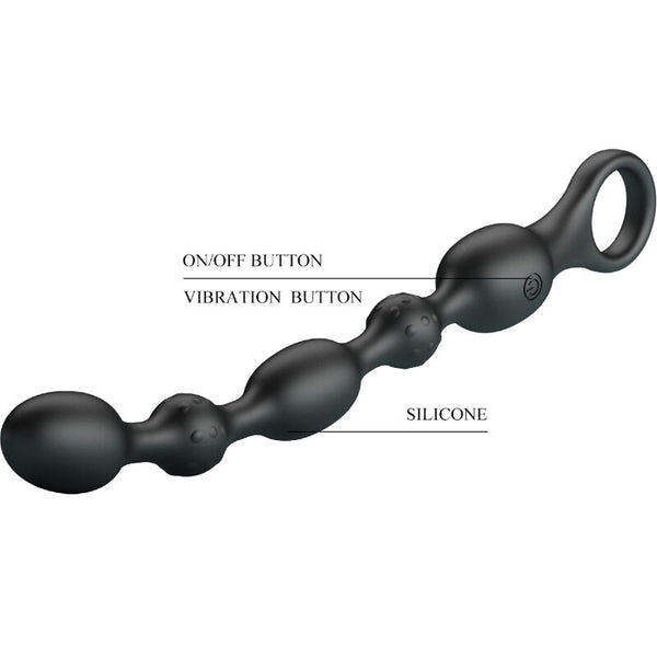 Pretty van bolas anales 10 vibraciones recargable silicona
