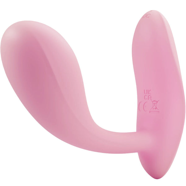 Vibrador Pretty Baird para Punto G con 12 vibraciones y app rosa