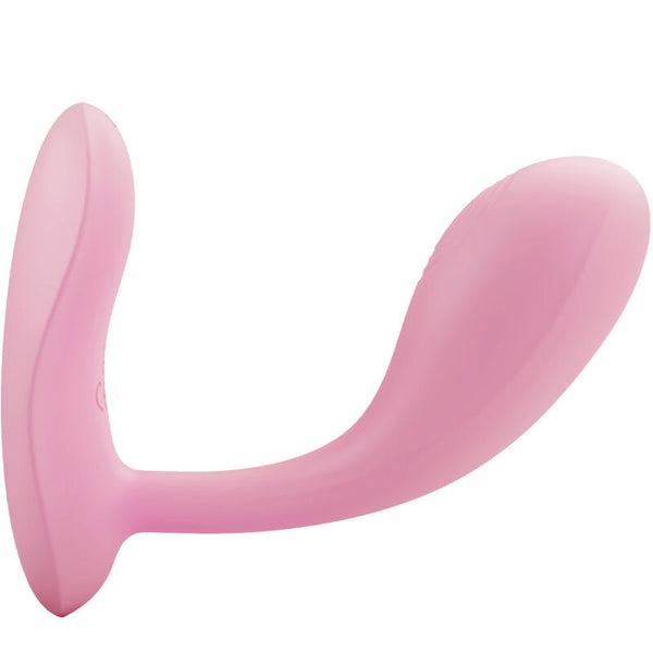 Vibrador Pretty Baird para Punto G con 12 vibraciones y app rosa