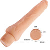 Bárbara vibrador realístico 25 cm