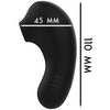 Shushu pro pocket estimulador clítoris 2 potentes motores azabache