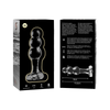 Nebula modelo 1 plug cristal rosa 10.5 cm o 3 cm