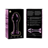 Nebula modelo 2 plug cristal rosa 11 cm o 3.5 cm