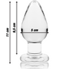 Nebula modelo 3 plug cristal rosa 11 cm o 5 cm