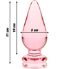 Nebula modelo 4 plug cristal rosa 11 cm o 5 cm