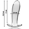 Nebula modelo 5 plug cristal rosa 12.5 cm o 3.5 cm
