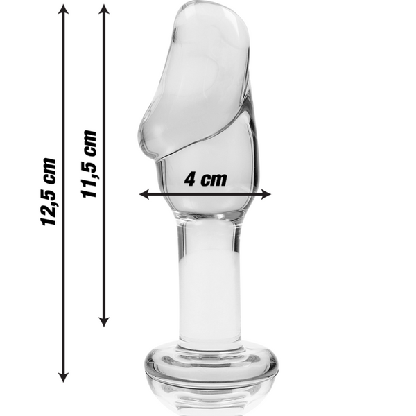 Nebula modelo 6 plug cristal rosa 12.5 cm o 4 cm