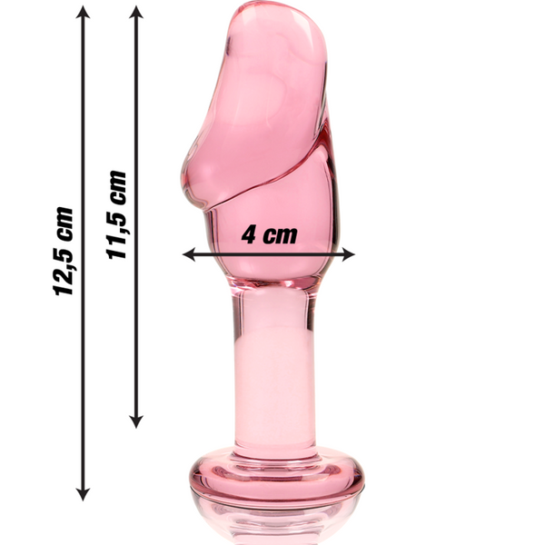 Nebula modelo 6 plug cristal rosa 12.5 cm o 4 cm