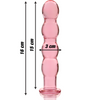 Nebula modelo 10 dildo cristal rosa 16.5 cm o 3.5 cm