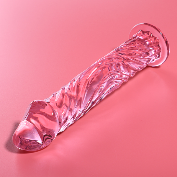 Nebula modelo 12 dildo cristal rosa 17 cm o 3.5 cm