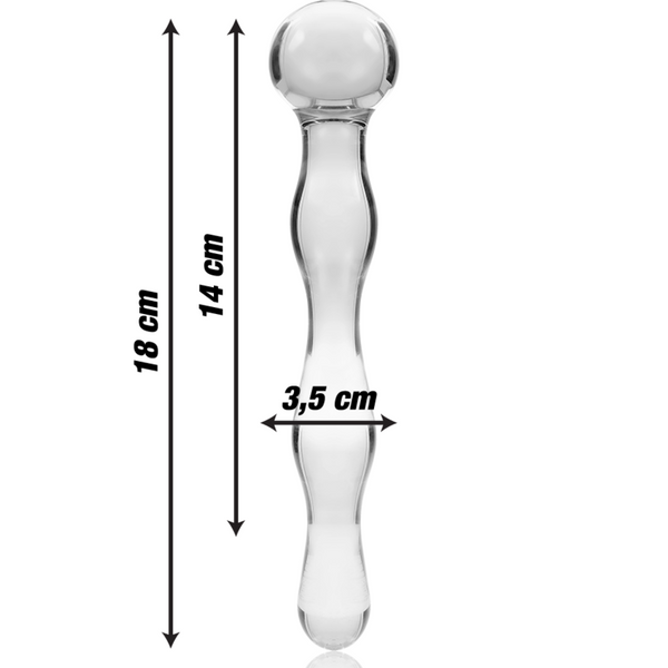 Nebula modelo 13 dildo cristal rosa 18 cm o 3.5 cm