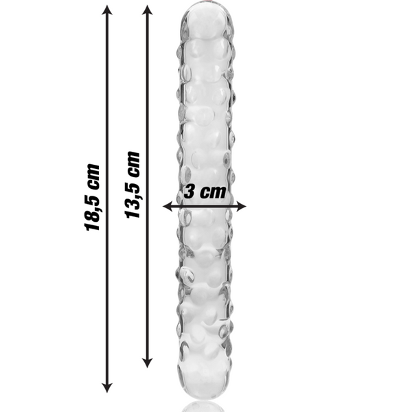 Nebula modelo 15 dildo cristal rosa 18.5 cm o 3 cm