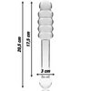 Nebula modelo 20 dildo cristal rosa 20.5 cm o 3 cm