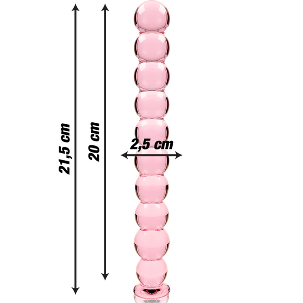 Nebula modelo 22 dildo cristal rosa 21.5 cm o 2.5 cm