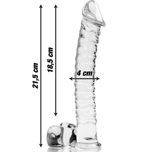 Nebula modelo 23 dildo cristal rosa 21.5 cm o 4 cm