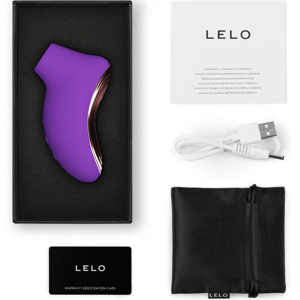 Lelo sona 2 travel masajeador sónico de clítoris morado