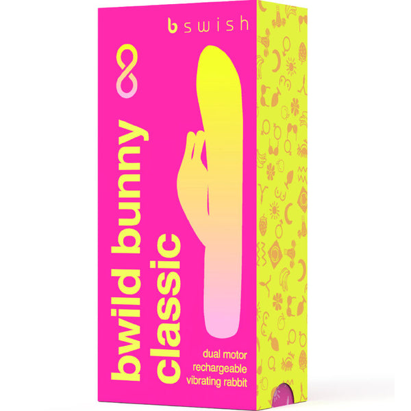 Bwild bunny infinite classic vibrador recargable silicona rosa