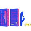 Bwild bunny infinite classic vibrador recargable silicona azul