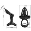 Anillo vibrador 10 vibraciones silicona negro
