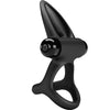 Anillo vibrador 10 vibraciones silicona negro