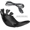 Ruben anillo vibrador 7 vibraciones silicona negro