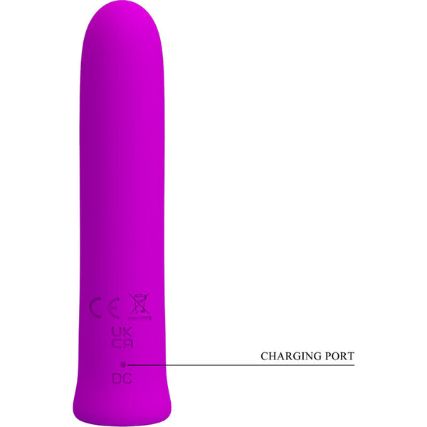 Curtis mini vibrador super power 12 vibraciones silicona violeta