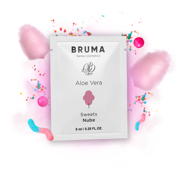 Bruma 6 ml gel deslizante con aloe vera sabor a nube