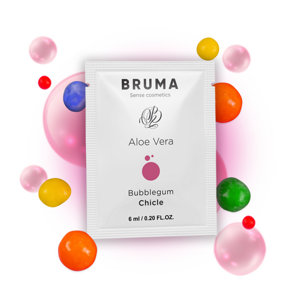 Bruma 6 ml gel deslizante con aloe vera sabor a chicle