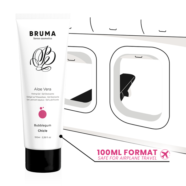 Bruma gel deslizante con aloe vera sabor a chicle 100 ml