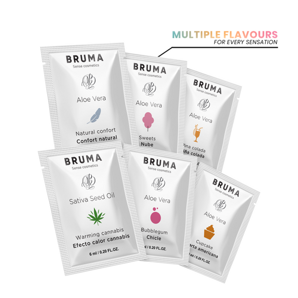 Bruma 6 ml gel deslizante con aloe vera sabor a piña colada