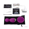 Lelo insignia bolas hula morado