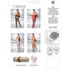 Passion tiopen 006 medias rojo 3 4 30 den