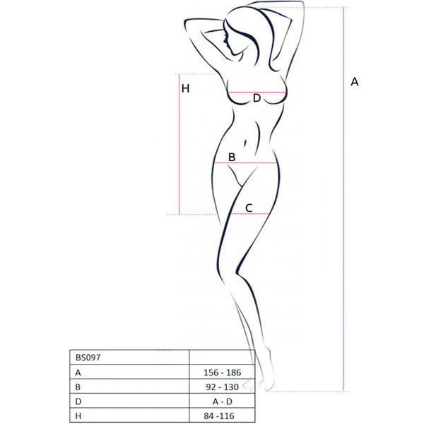 Passion BS 097 body blanco talla única