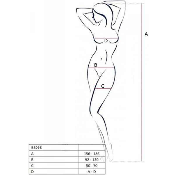 Passion BS 098 body blanco talla única