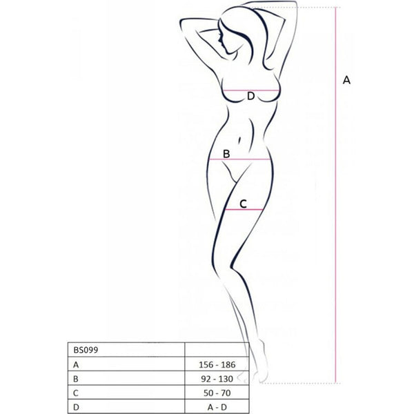 Passion BS 099 body blanco talla única