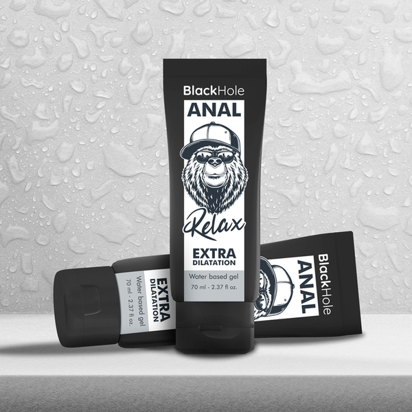 Black gel base agua dilatación anal 70 ml