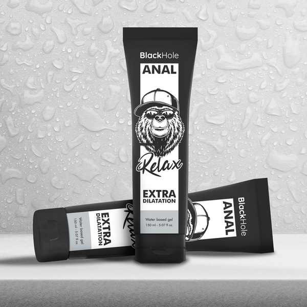Black gel base agua dilatación anal 150 ml