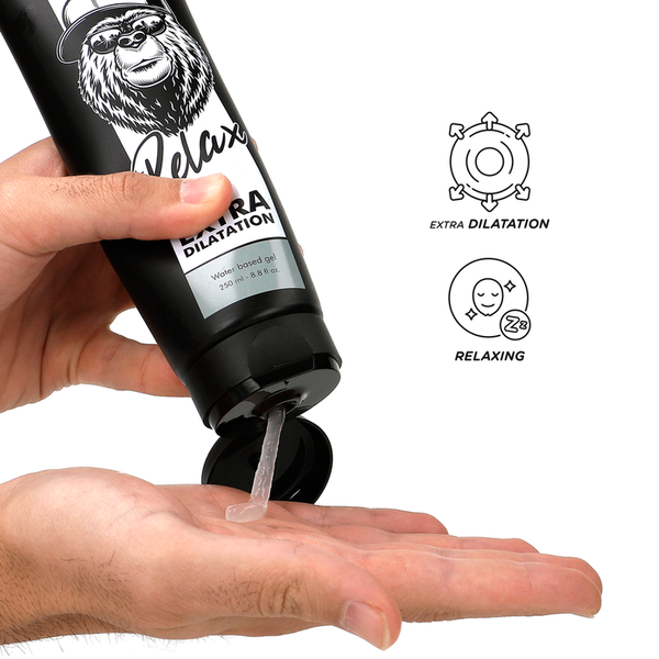 Black gel base agua dilatación anal 250 ml