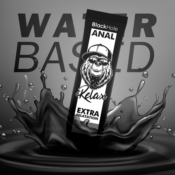 Black gel base agua dilatación anal 250 ml