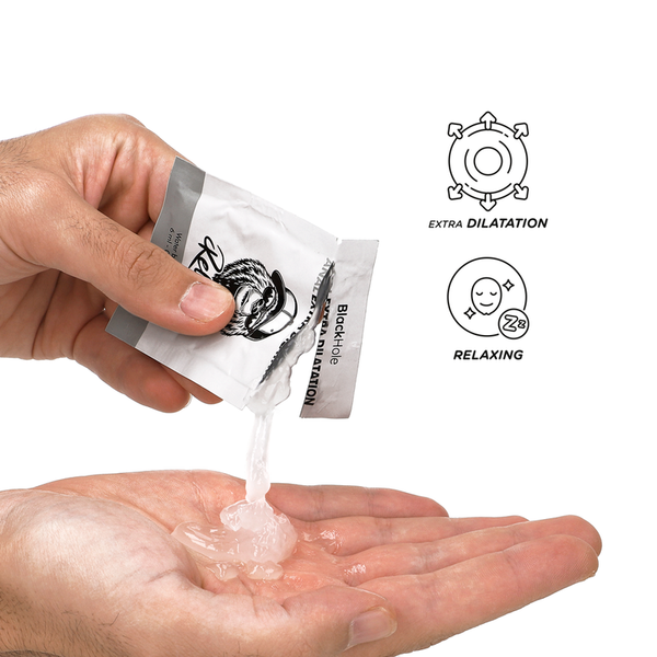 Black gel base agua dilatación anal 6 ml monodosis