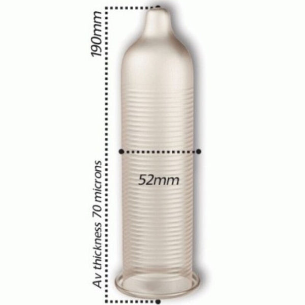 Pasante preservativo efecto frio bolsa 144 unidades