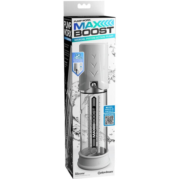 Pump bomba de ereccion max boost blanco