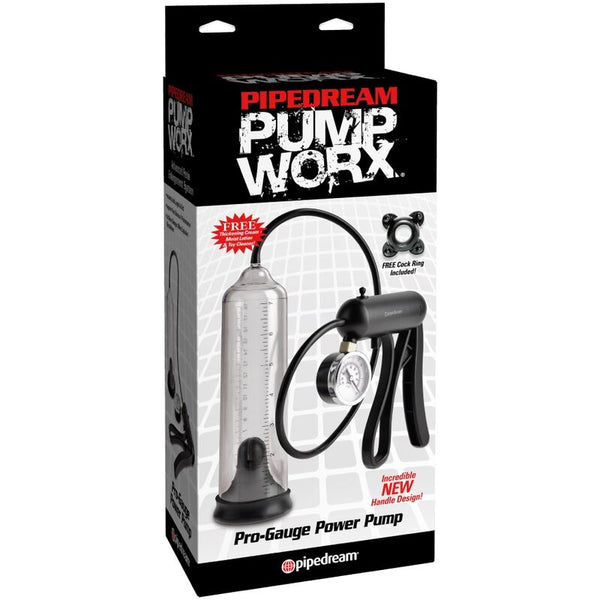 Pump bomba de potencia pro gauge transparente