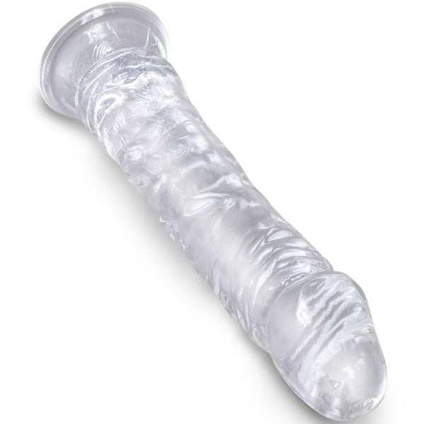 King clear pene realístico 19.7 cm transparente
