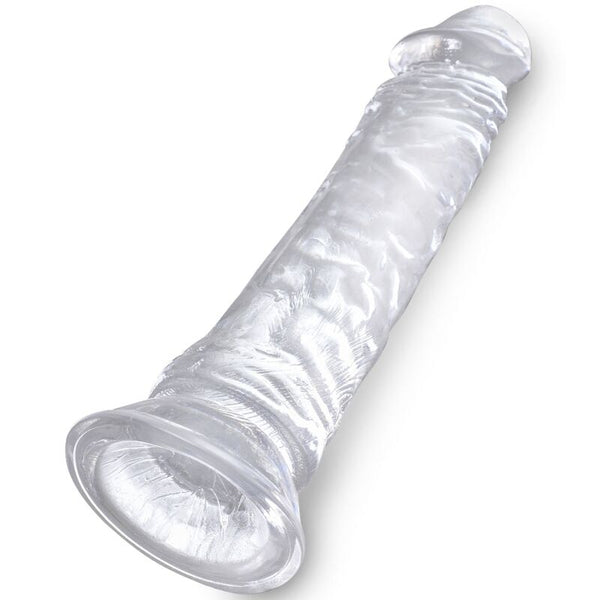 King clear pene realístico 19.7 cm transparente