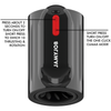 Jamyjob vortex masturbador turbo con empuje y rotación 360 movimiento arriba y abajo
