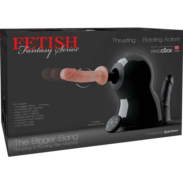 Fetish sex machine bigger bang rotacion y empuje
