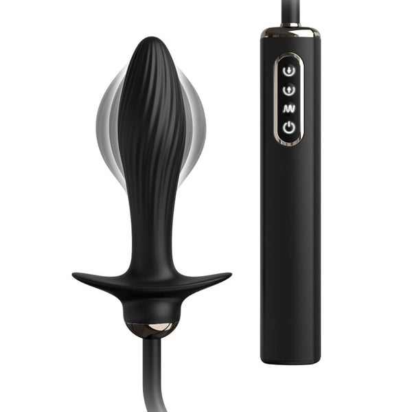 Plug inflable y vibrador auto throb